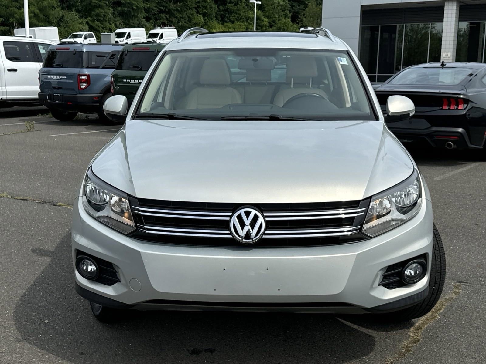 Certified 2015 Volkswagen Tiguan SEL with VIN WVGBV7AX6FW570956 for sale in Plainville, CT