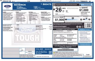2026 Ford Maverick XL Truck SuperCrew
