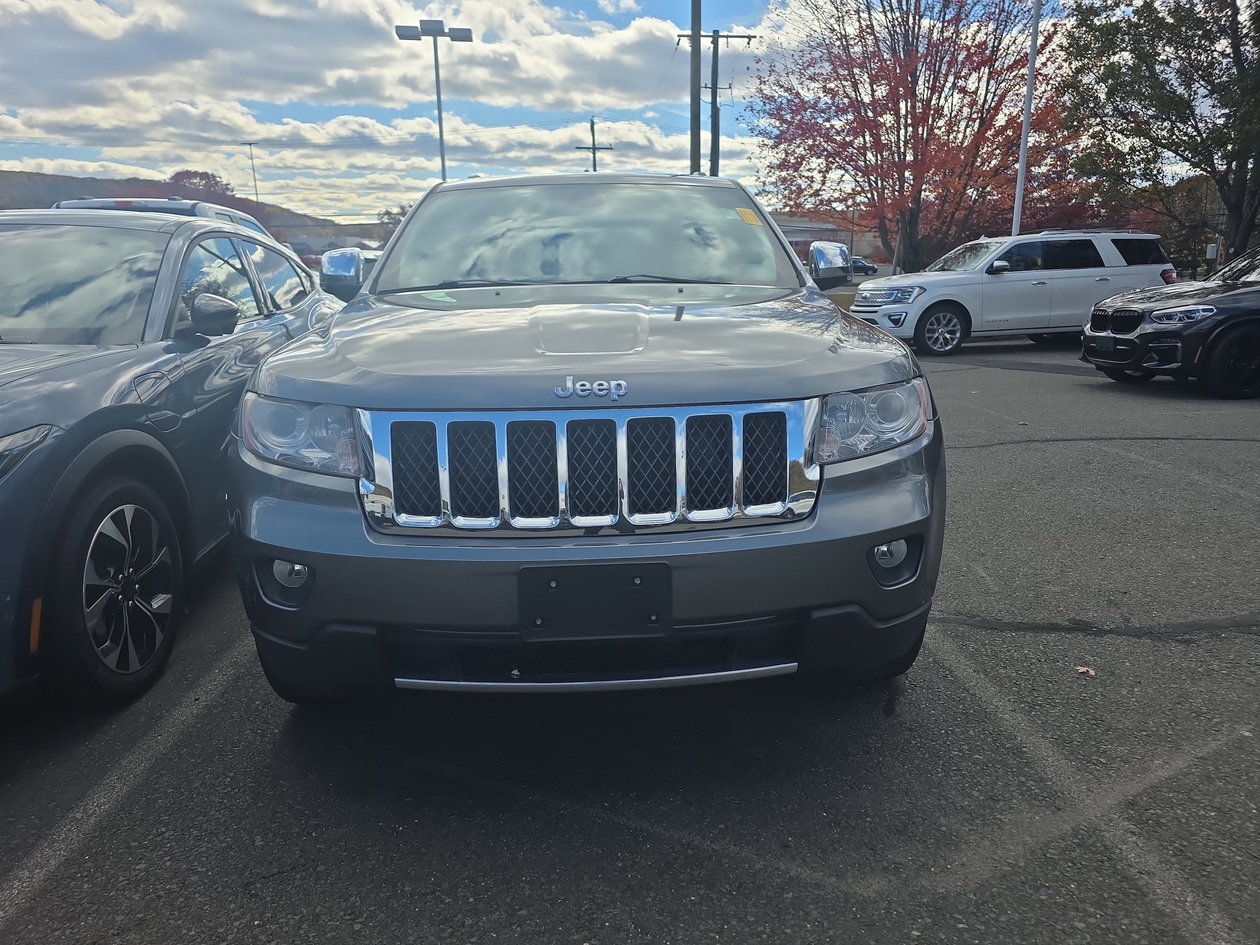 Used 2013 Jeep Grand Cherokee Overland with VIN 1C4RJFCGXDC541688 for sale in Plainville, CT