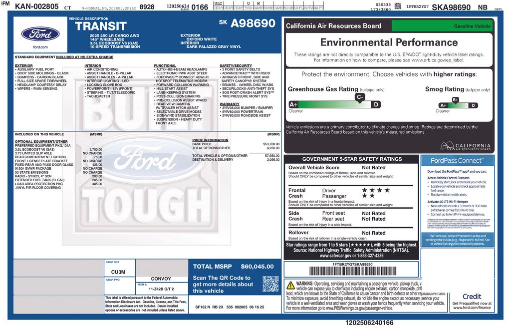 2025 Ford Transit Van Base - Photo 2