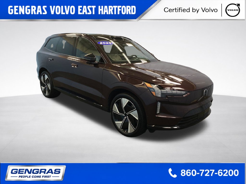 Certified 2025 Volvo EX90 Ultra with VIN 7JDE23KL1SG001443 for sale in East Hartford, CT
