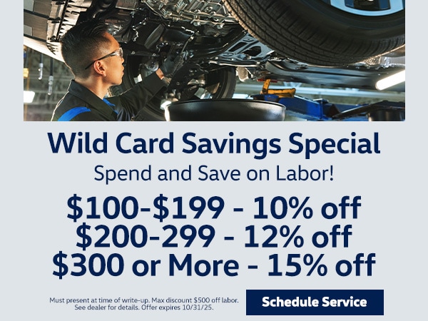 Wild Card Savings