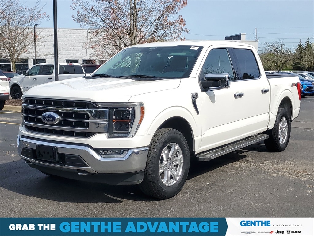 Used 2021 Ford F-150 Lariat with VIN 1FTFW1E50MKD34963 for sale in Saline, MI