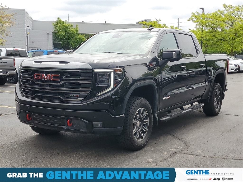 Used 2024 GMC Sierra 1500 AT4 with VIN 1GTUUEEL9RZ108258 for sale in Saline, MI