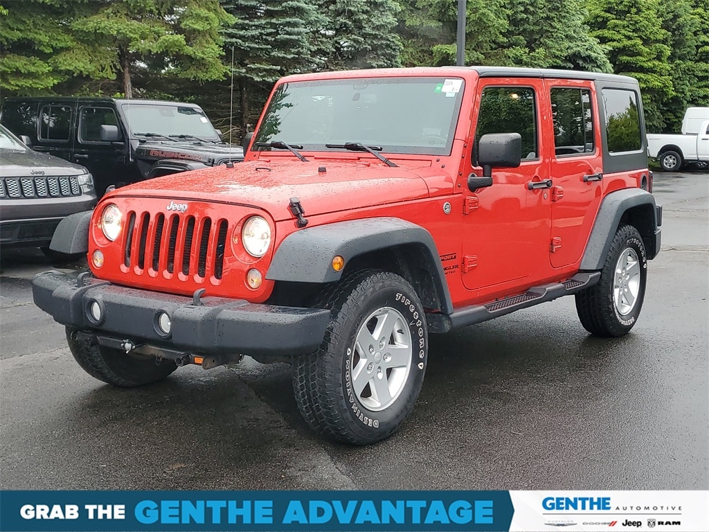Used 2015 Jeep Wrangler Unlimited Sport with VIN 1C4BJWDG5FL608877 for sale in Saline, MI