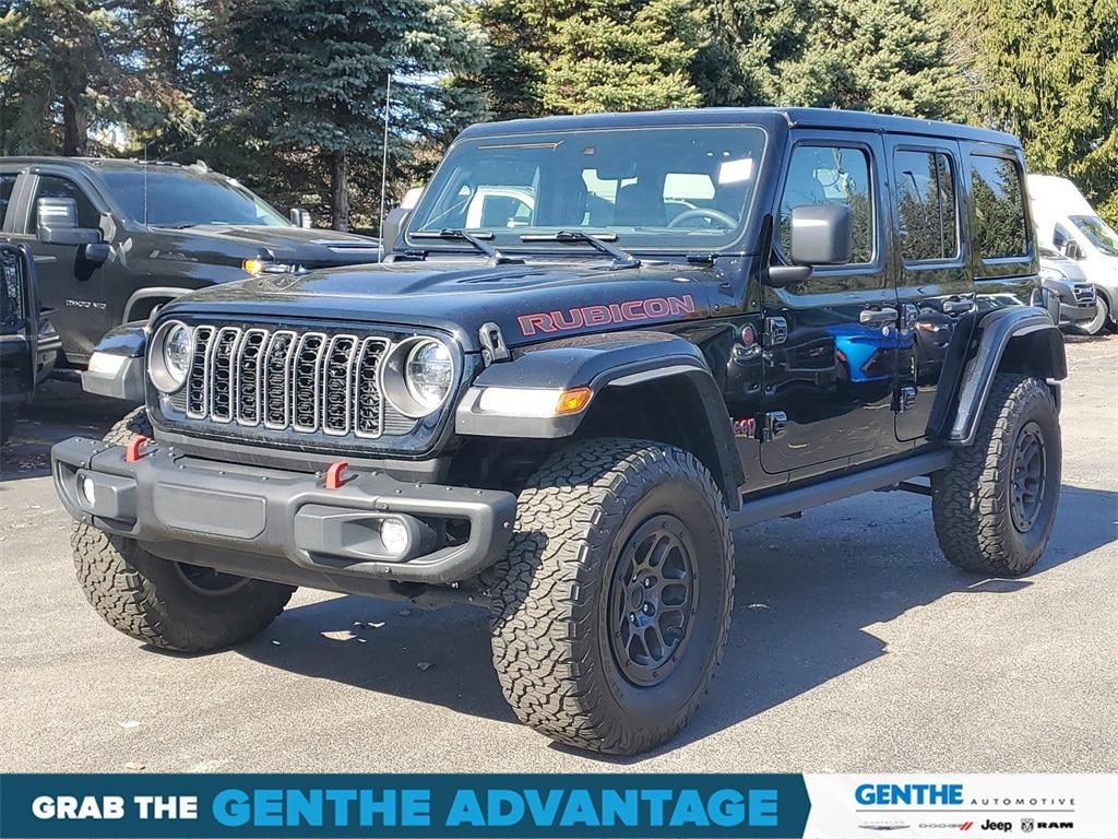 Certified 2024 Jeep Wrangler 4-Door Rubicon with VIN 1C4RJXFN9RW100656 for sale in Saline, MI