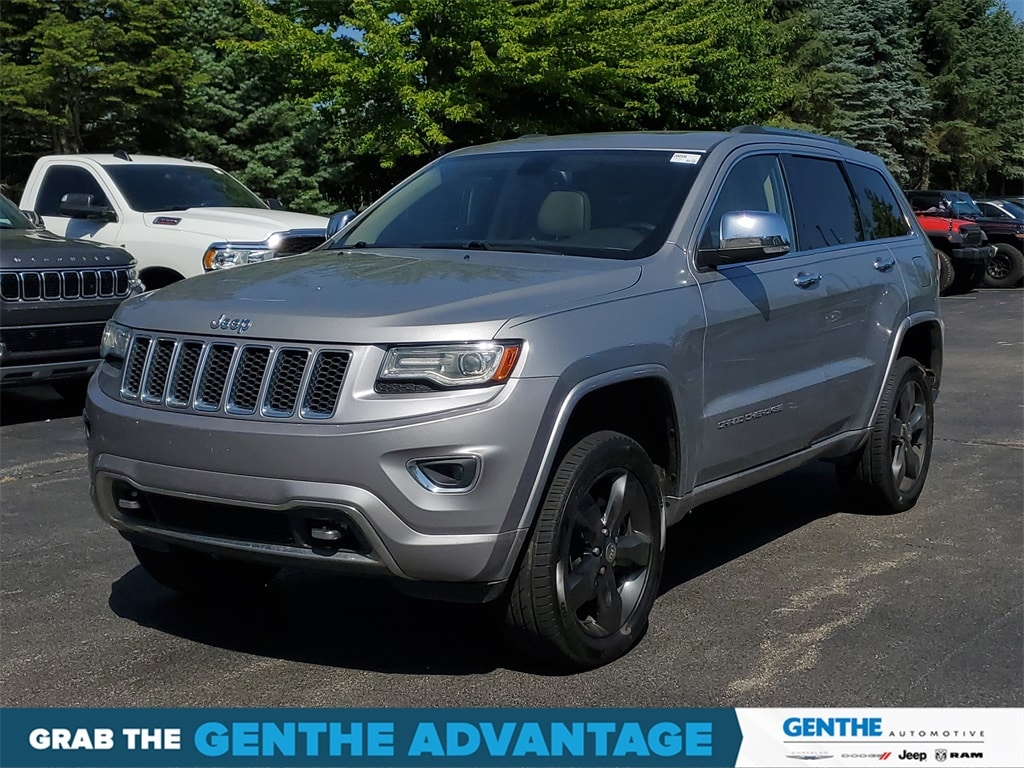 Used 2014 Jeep Grand Cherokee Overland with VIN 1C4RJFCT6EC186582 for sale in Saline, MI