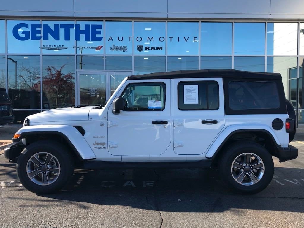 Used 2021 Jeep Wrangler Unlimited Sahara with VIN 1C4HJXEG6MW811433 for sale in Saline, MI