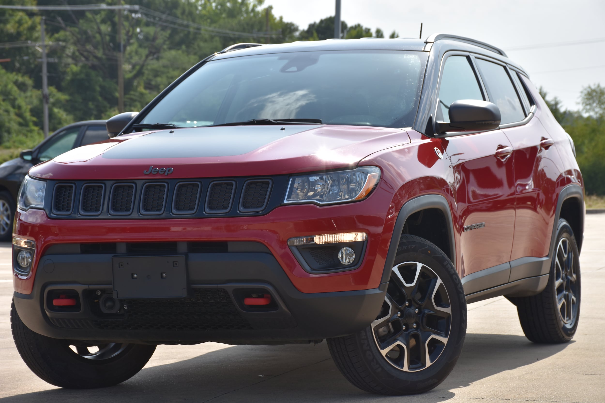 Used 2021 Jeep Compass Trailhawk with VIN 3C4NJDDB4MT571585 for sale in De Queen, AR