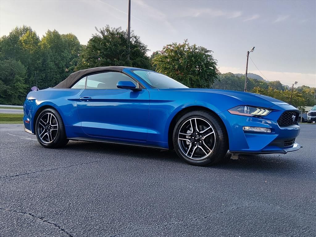 Used 2021 Ford Mustang EcoBoost Premium with VIN 1FATP8UH9M5102905 for sale in Travelers Rest, SC