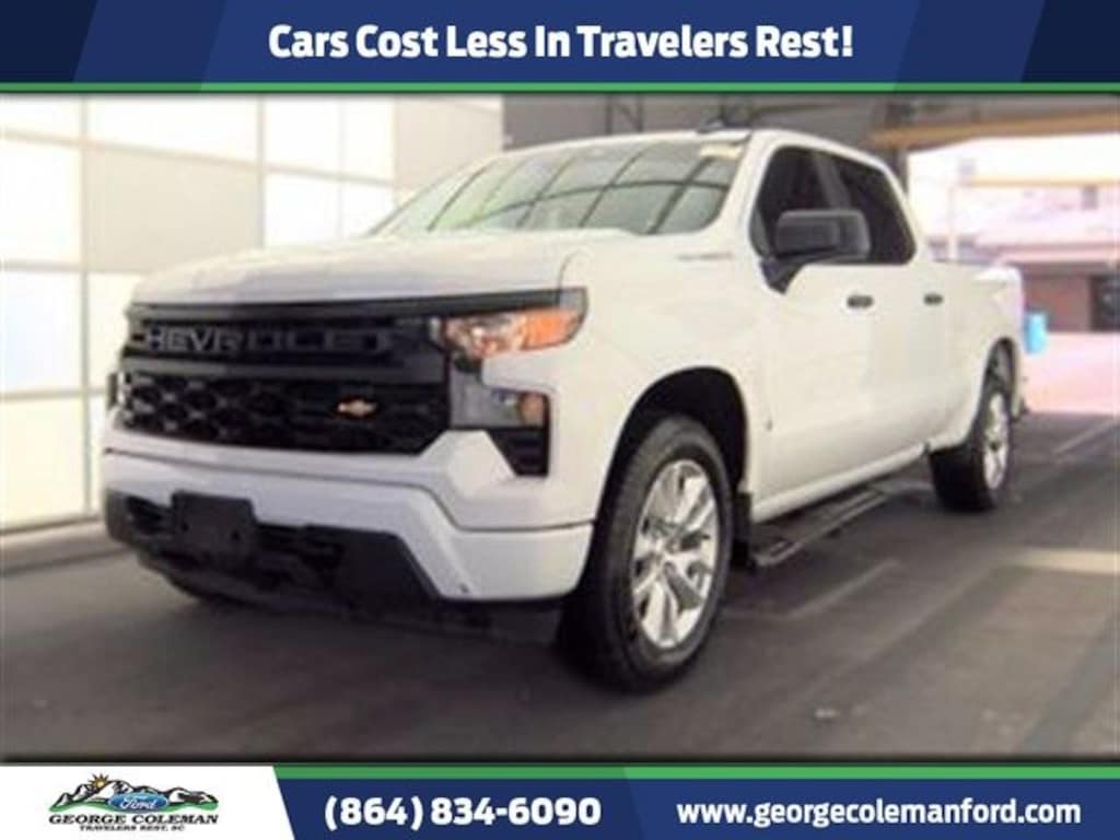 Certified 2022 Chevrolet Silverado 1500 Custom Truck Crew Cab