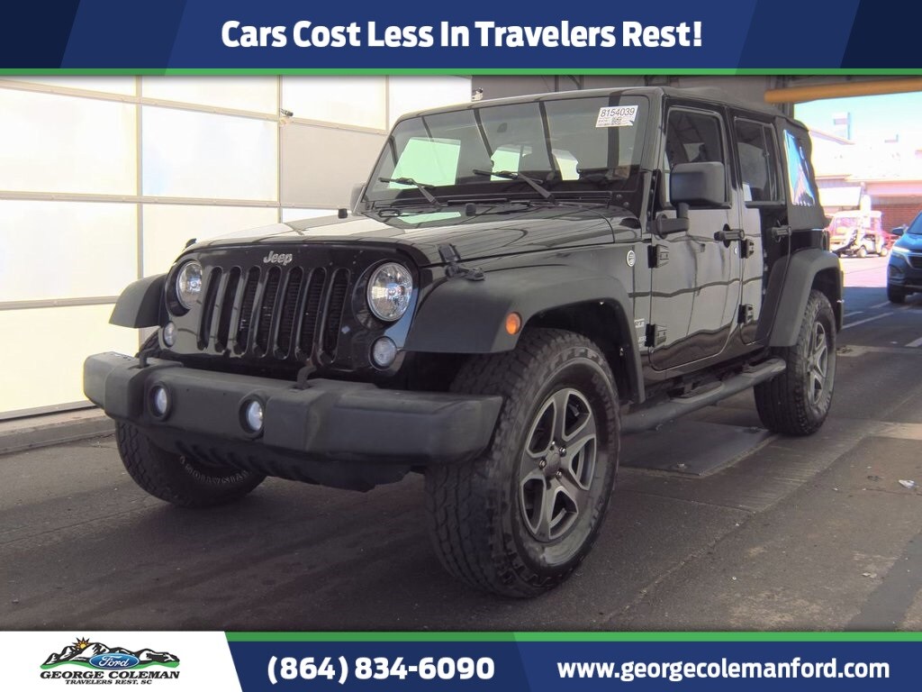 Certified 2017 Jeep Wrangler JK Unlimited Unlimited Sport SUV