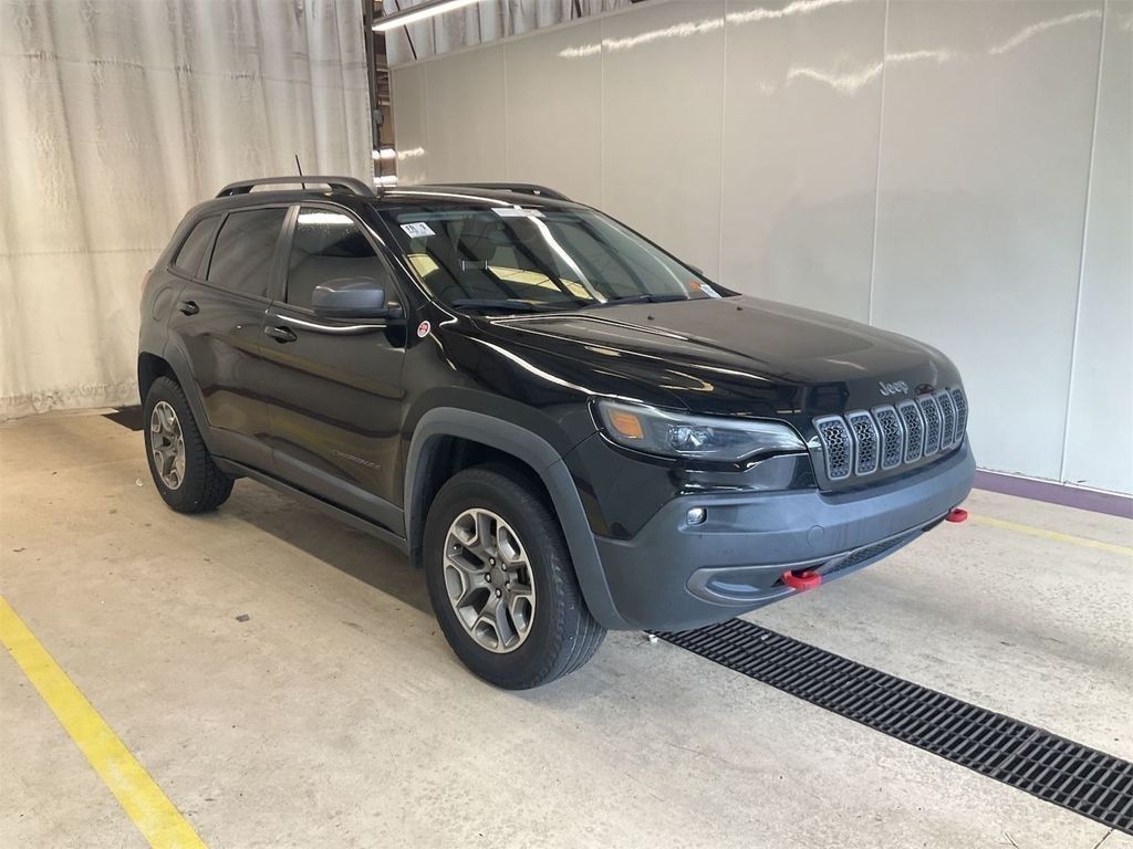 Certified 2020 Jeep Cherokee Trailhawk with VIN 1C4PJMBN6LD535004 for sale in Travelers Rest, SC