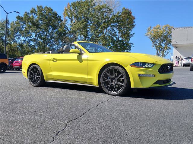 Certified 2021 Ford Mustang EcoBoost Premium with VIN 1FATP8UH6M5103672 for sale in Travelers Rest, SC