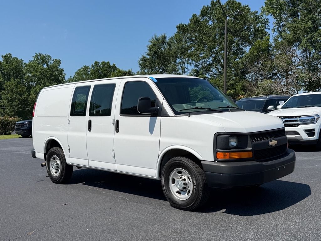 Certified 2017 Chevrolet Express Cargo Work Van with VIN 1GCWGAFF8H1252057 for sale in Travelers Rest, SC