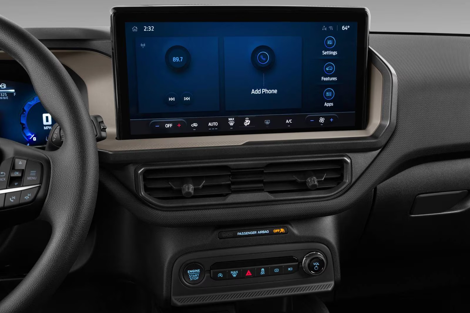 2026 Ford Bronco Sport SYNC 4 touchscreen