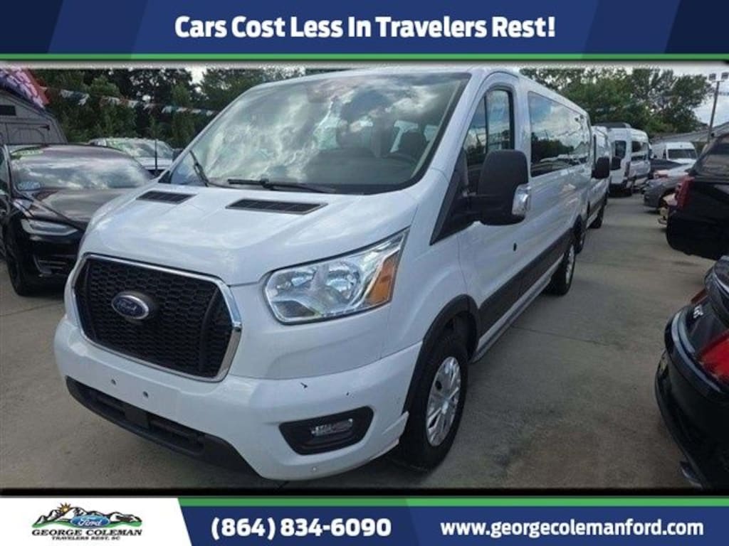 Certified 2022 Ford Transit-350 Passenger XLT Wagon Low Roof Van