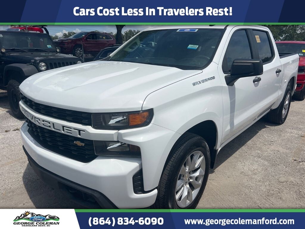 Certified 2021 Chevrolet Silverado 1500 Custom Truck Crew Cab