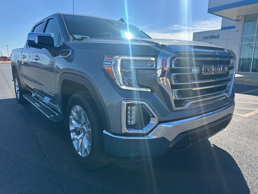 Used 2021 GMC Sierra 1500 SLT with VIN 3GTU9DET2MG432009 for sale in Little Rock
