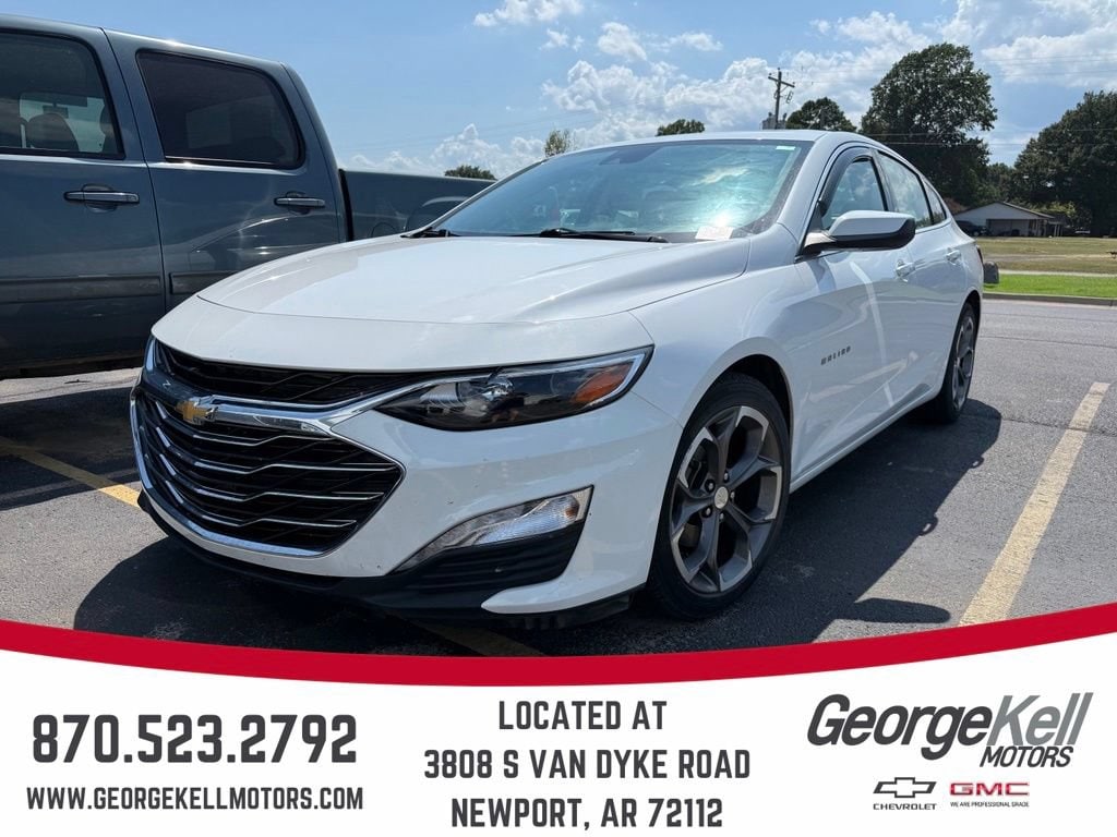 Summit White 2020 Chevrolet Malibu Sedan Front-Wheel Drive Automatic