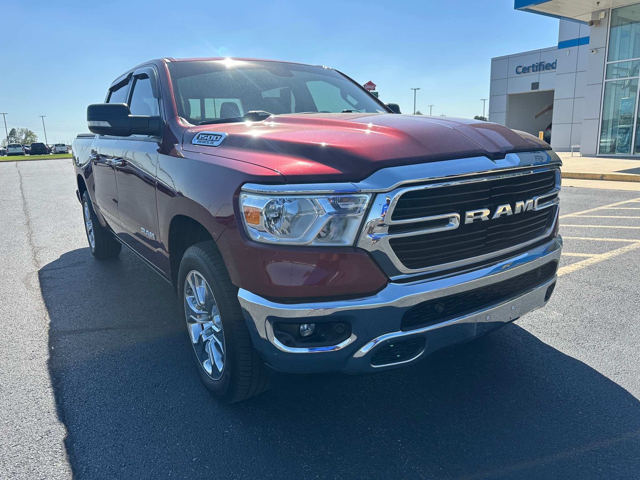 Used 2020 RAM Ram 1500 Pickup Big Horn/Lone Star with VIN 1C6SRFFT3LN393638 for sale in Little Rock