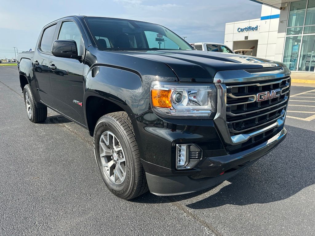 Used 2021 GMC Canyon AT4 with VIN 1GTG6FEN5M1207083 for sale in Little Rock