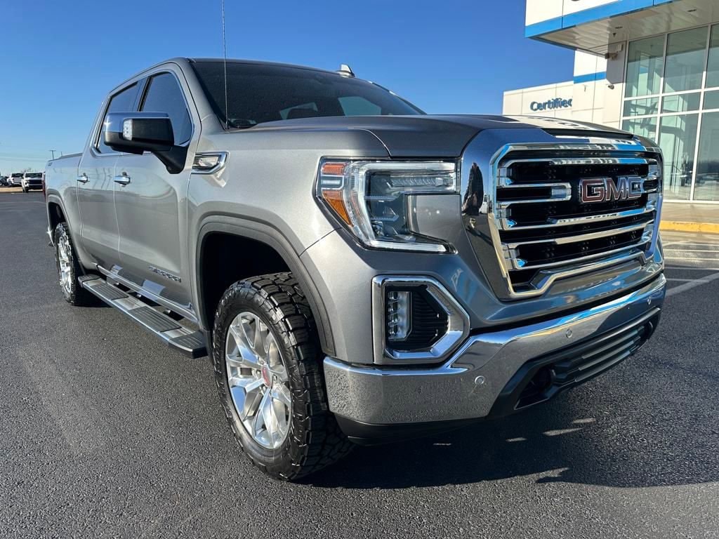 Used 2021 GMC Sierra 1500 SLT with VIN 3GTU9DED4MG173550 for sale in Little Rock