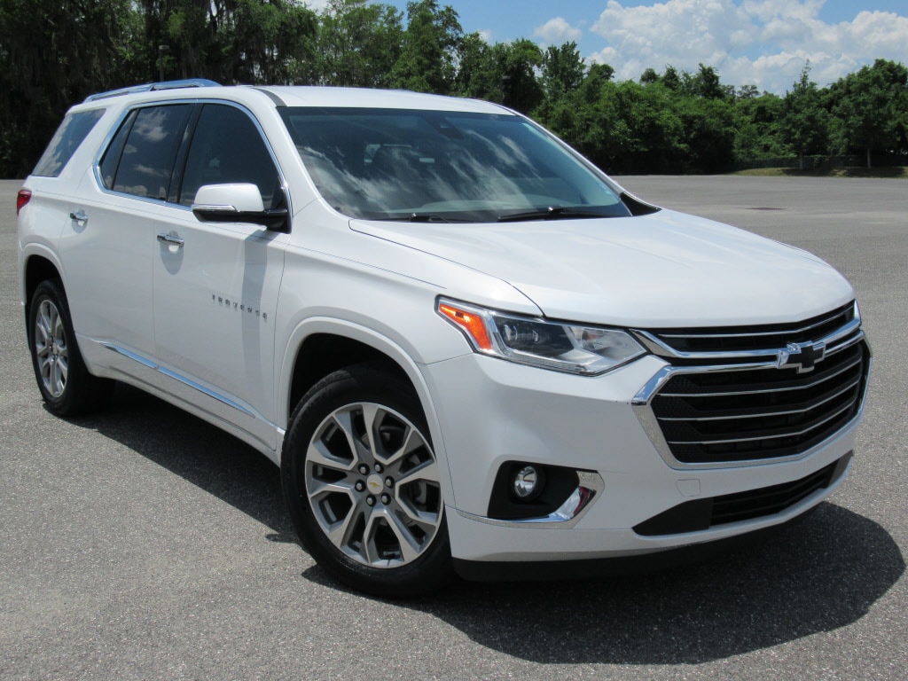 Used 2019 Chevrolet Traverse Premier with VIN 1GNERKKW0KJ202561 for sale in Wildwood, FL