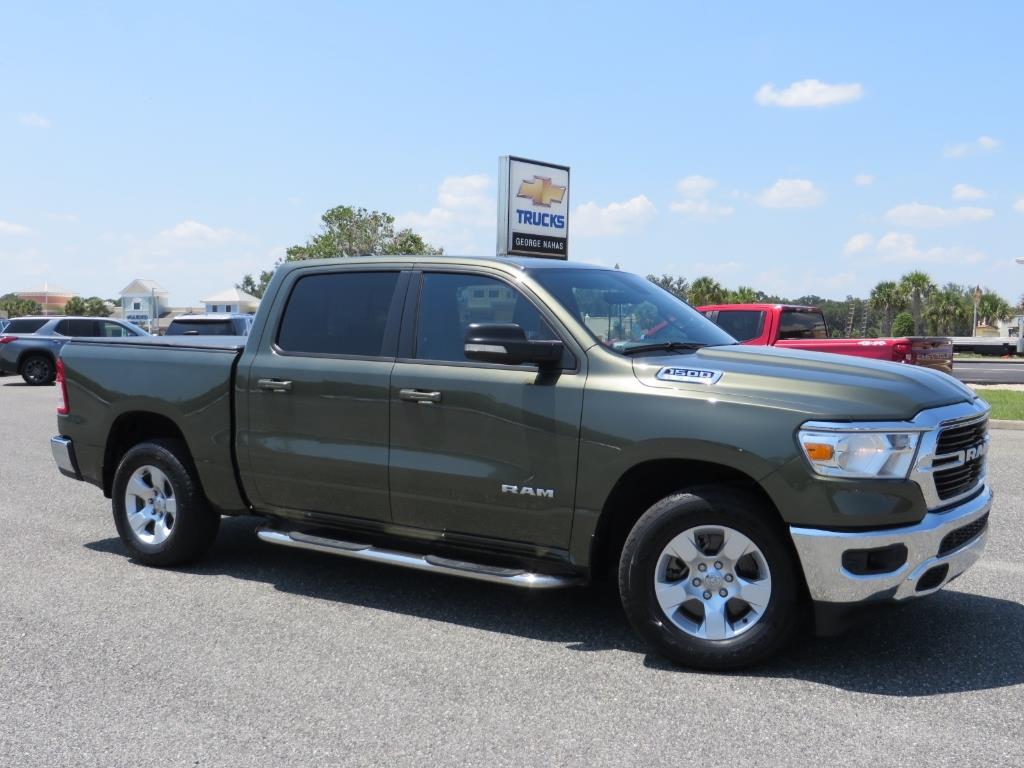 Used 2021 RAM Ram 1500 Pickup Big Horn/Lone Star with VIN 1C6SRFFT4MN734417 for sale in Wildwood, FL