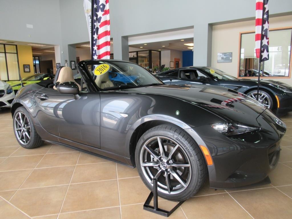 Used 2016 Mazda MX-5 Miata Grand Touring with VIN JM1NDAD79G0117044 for sale in Wildwood, FL