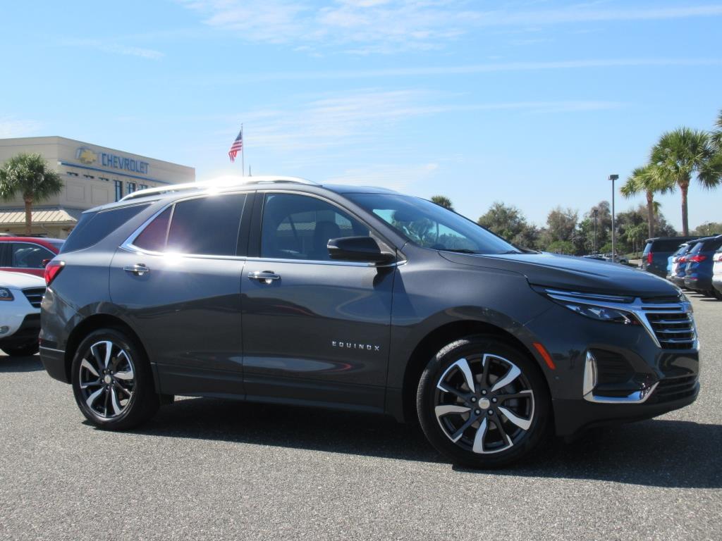 Used 2022 Chevrolet Equinox Premier with VIN 3GNAXNEV2NS191252 for sale in Wildwood, FL