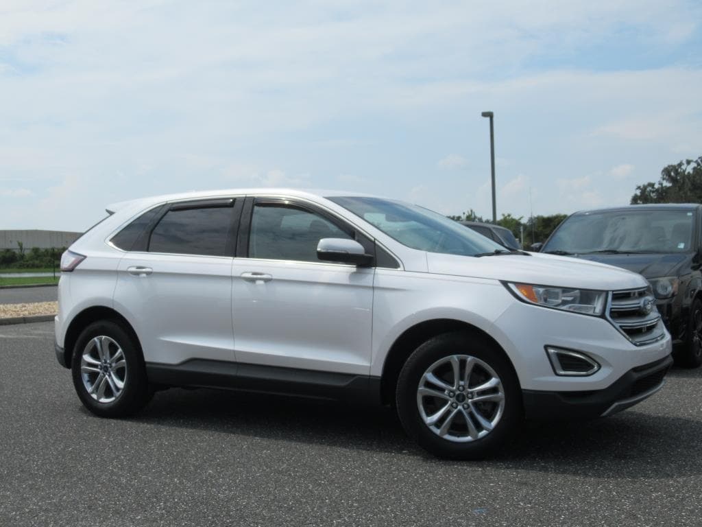 Used 2018 Ford Edge SEL with VIN 2FMPK3J99JBB23444 for sale in Wildwood, FL