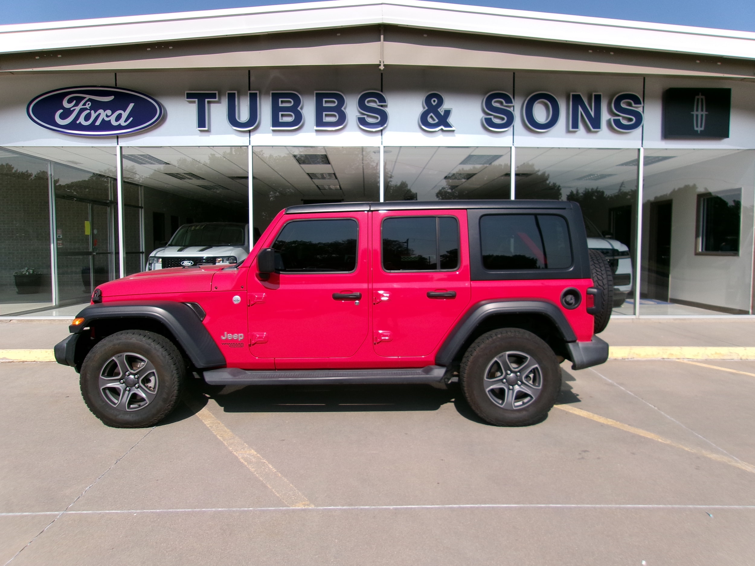 Red 2018 Jeep Wrangler SUV / Crossover Four-Wheel Drive 