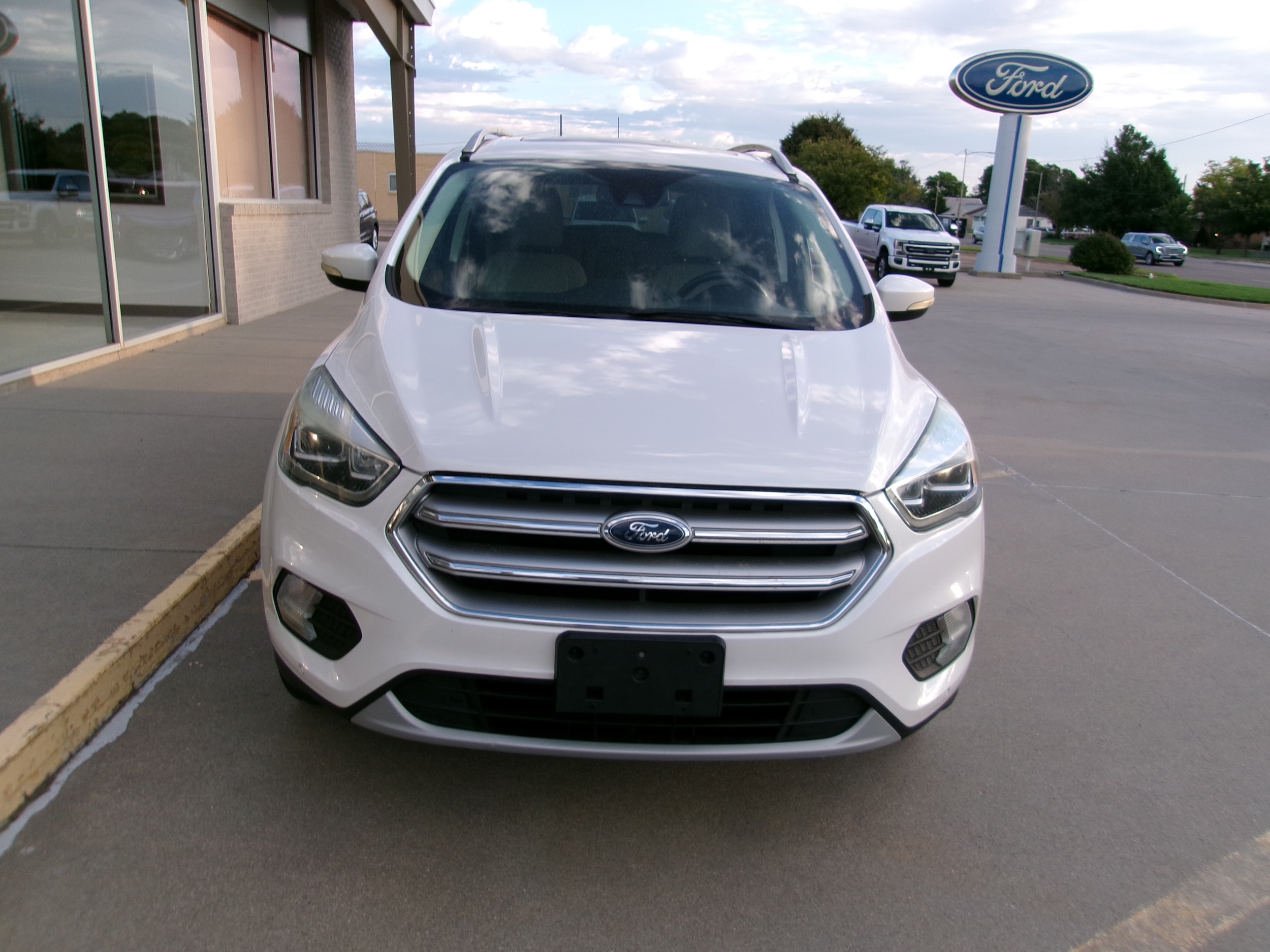 Used 2017 Ford Escape Titanium with VIN 1FMCU9J92HUA28093 for sale in Colby, KS
