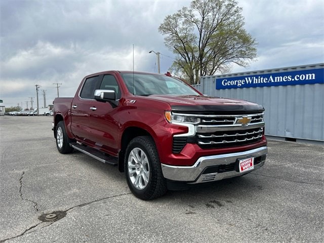 Used 2024 Chevrolet Silverado 1500 LTZ with VIN 1GCUDGED7RZ110871 for sale in Ames, IA