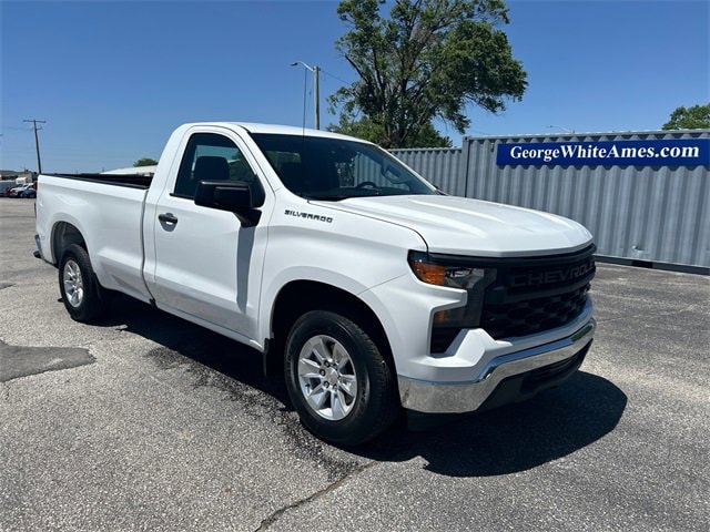 Used 2023 Chevrolet Silverado 1500 Work Truck with VIN 3GCNAAED2PG199238 for sale in Ames, IA