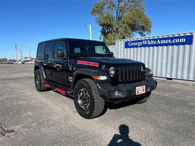 Used 2021 Jeep Wrangler Unlimited Sport with VIN 1C4HJXDN1MW553919 for sale in Ames, IA