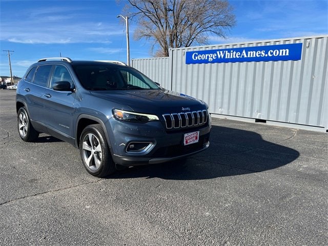 Used 2021 Jeep Cherokee Limited with VIN 1C4PJMDX7MD154245 for sale in Ames, IA