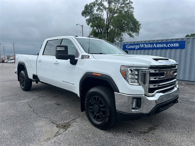 Used 2021 GMC Sierra 3500HD SLE with VIN 1GT49TE78MF161990 for sale in Ames, IA