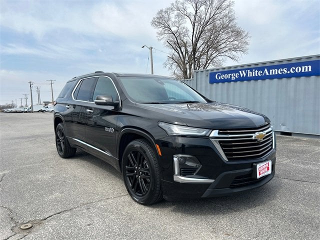 Used 2023 Chevrolet Traverse Premier with VIN 1GNEVKKW4PJ137457 for sale in Ames, IA