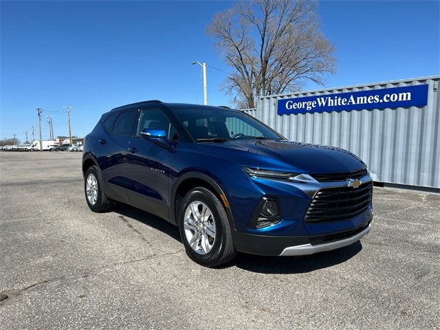 Used 2022 Chevrolet Blazer 2LT with VIN 3GNKBHR48NS146497 for sale in Ames, IA