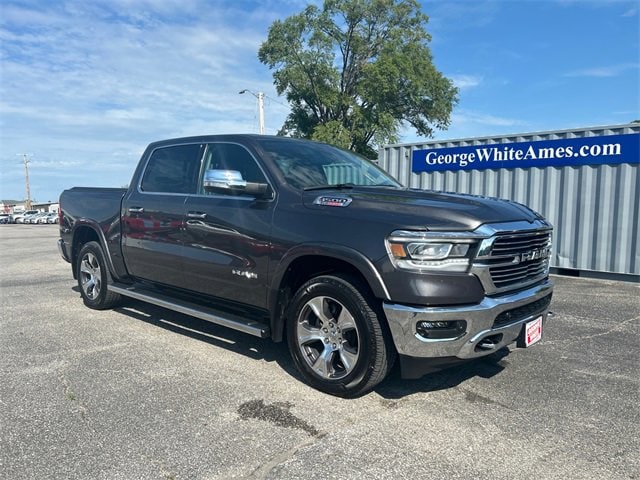 Used 2022 RAM Ram 1500 Pickup Laramie with VIN 1C6SRFJM4NN298556 for sale in Ames, IA