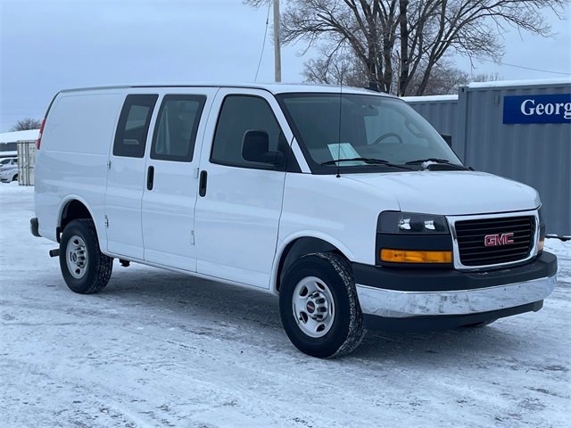 Used 2022 GMC Savana Cargo Work Van with VIN 1GTW7AFP5N1175345 for sale in Ames, IA