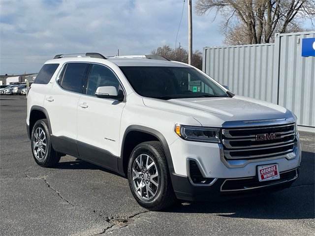 Used 2023 GMC Acadia SLT with VIN 1GKKNML46PZ134201 for sale in Ames, IA