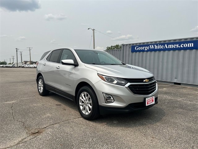 Used 2021 Chevrolet Equinox LT with VIN 3GNAXTEV8MS124710 for sale in Ames, IA