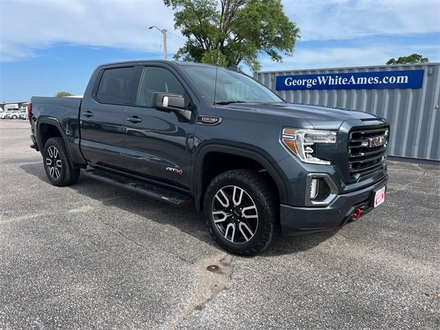 Used 2021 GMC Sierra 1500 AT4 with VIN 1GTP9EEL2MZ198649 for sale in Ames, IA