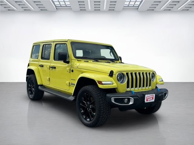 Used 2023 Jeep Wrangler 4xe Sahara 4XE with VIN 1C4JJXP69PW627324 for sale in Ames, IA