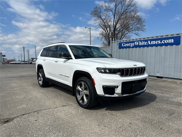Used 2021 Jeep Grand Cherokee L Limited with VIN 1C4RJKBG7M8197704 for sale in Ames, IA