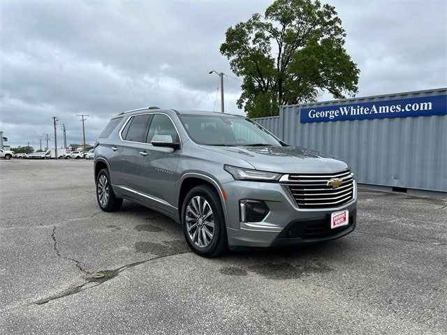 Used 2023 Chevrolet Traverse Premier with VIN 1GNEVKKWXPJ158765 for sale in Ames, IA