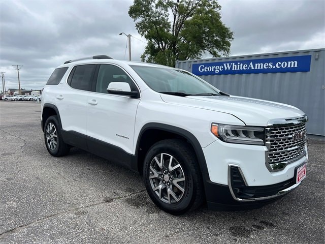 Used 2023 GMC Acadia SLT with VIN 1GKKNUL49PZ222532 for sale in Ames, IA